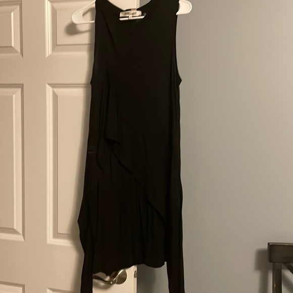 DVF Black cotton dress. - Picture 1 of 2